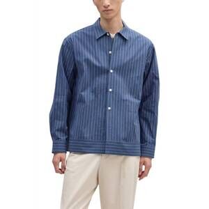 NEW NN07 reed overshirt in blue stripe